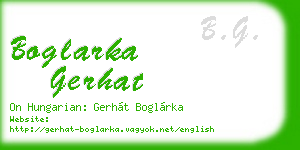 boglarka gerhat business card